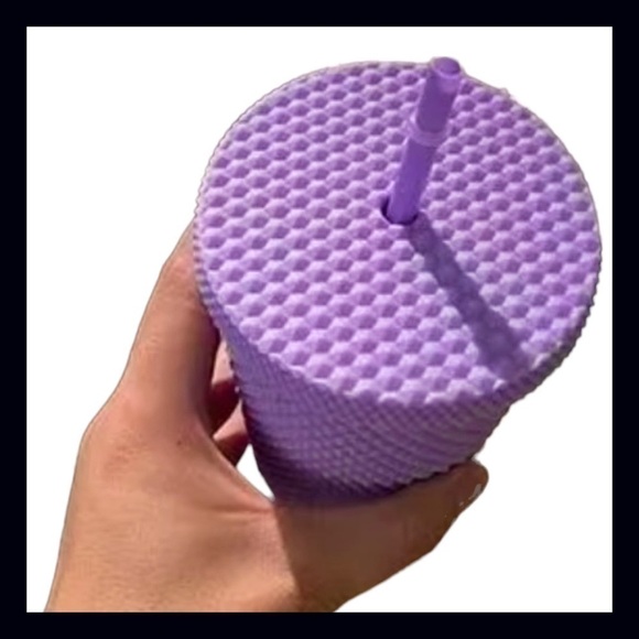 New Hot Starbucks Purple Matte Studded Tumbler Summer 2022 - Picture 3 of 5